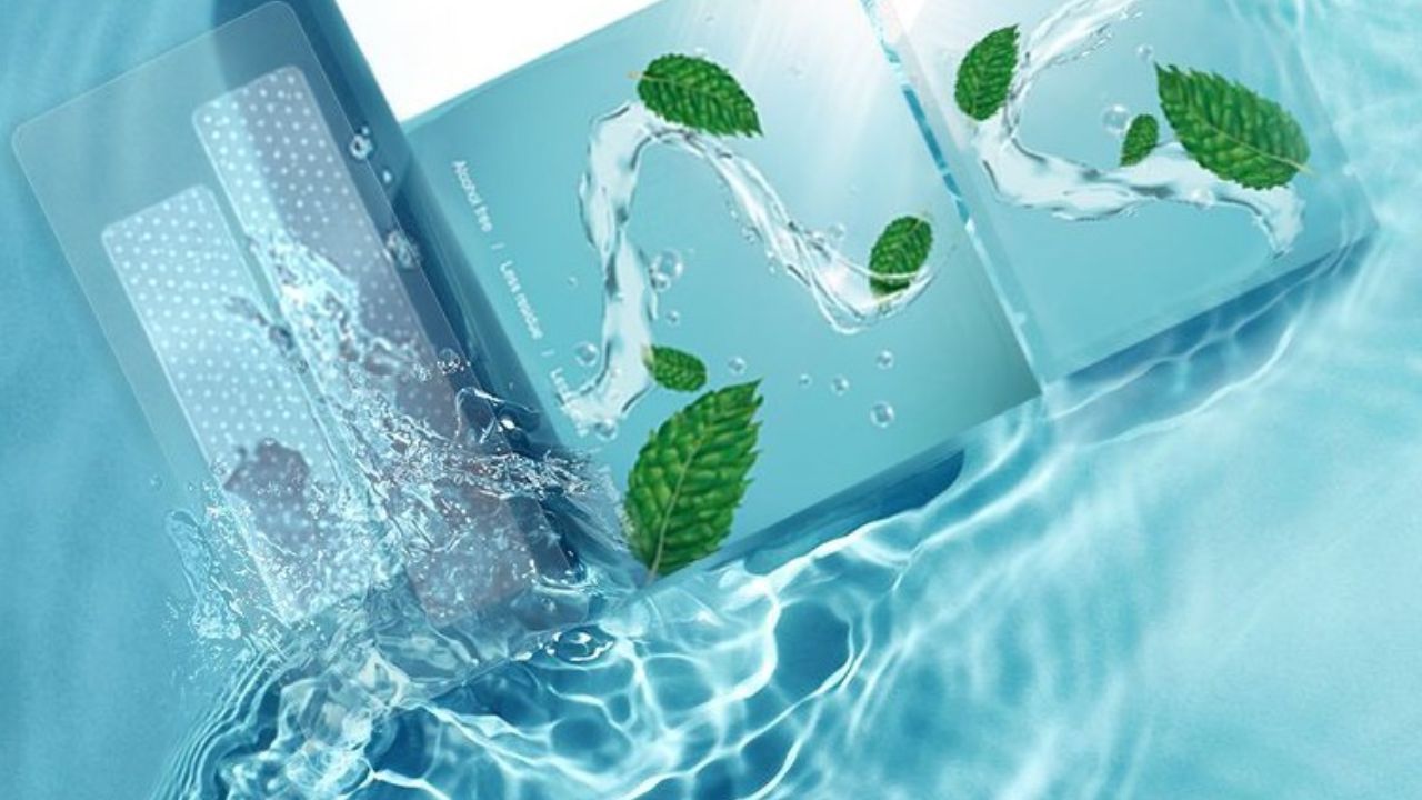 Hydrogen Peroxide: All Natural Teeth Whitening Strips Kit for Sensitive Gum Line